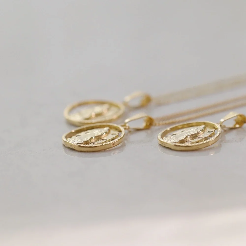 Virgin Mary Necklace | 18k Gold Filled - Picture 3 of 6